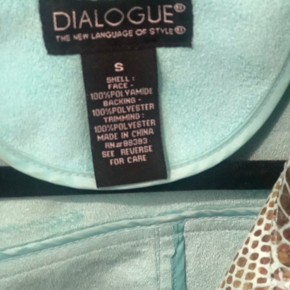 Dialogue Faux Leather Python Print Jacket - image 6